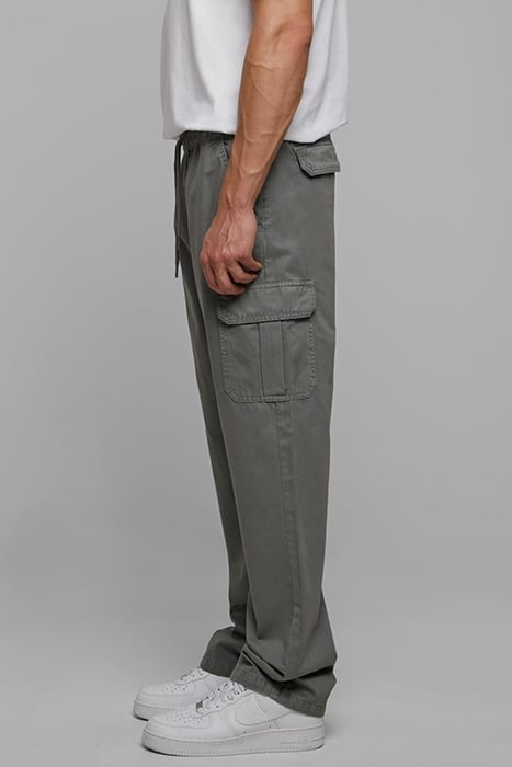 COTTON CARGO PANTS ASPHALT 6