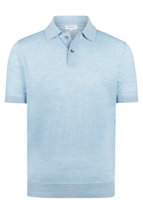 FINE MERINO POLO LIGHT BLUE 4