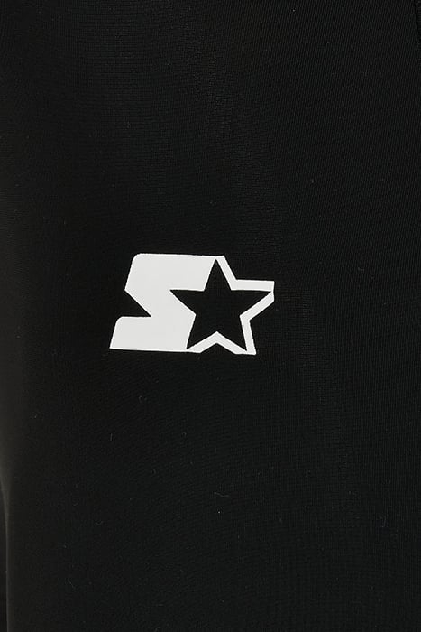 LADIES STARTER LOGO TAPE CYCLE SHORTS BLACK 8