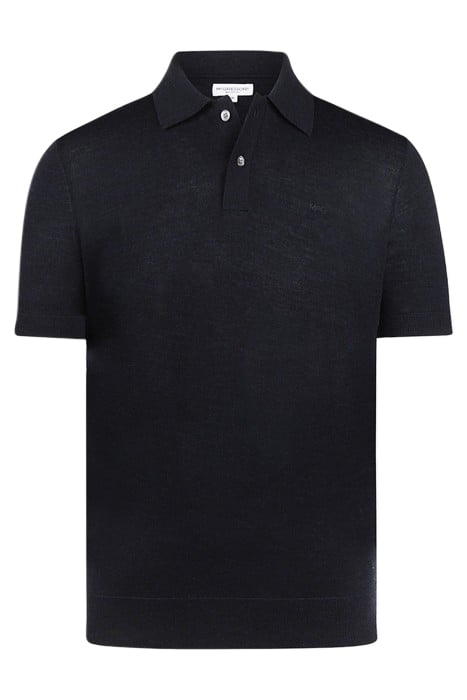 FINE MERINO POLO NAVY 4