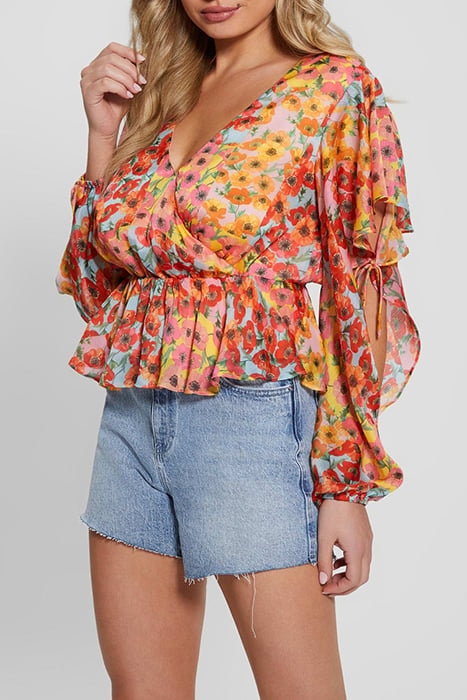 LS SASKIKA DRAPY TOP BOTANICAL SUNRAYS PR 6