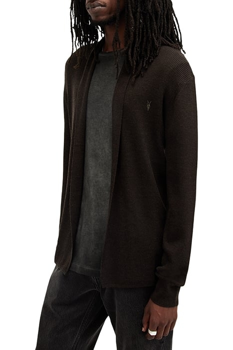 MODE MERINO OPEN CAR COFFEE BROWN 5