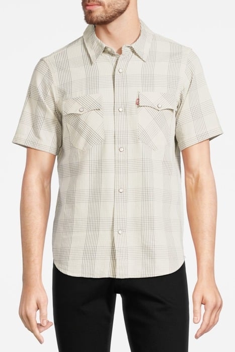 SS RELAXED FIT WESTERN ZAY CREAM INDIGO 1