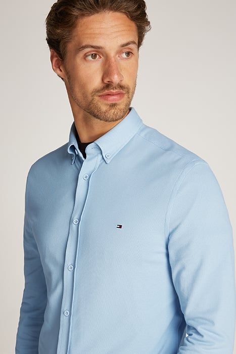 PERFORMANCE OXF PIQUE CLASSIC FIT CASUAL SHIRT BLUE 6