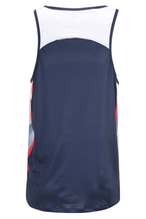 RIEZ RUNNING TANK BLACK IRIS-BRIGHT WHITE 5