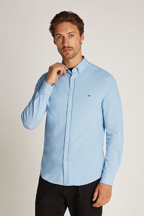 PERFORMANCE OXF PIQUE CLASSIC FIT CASUAL SHIRT BLUE 1