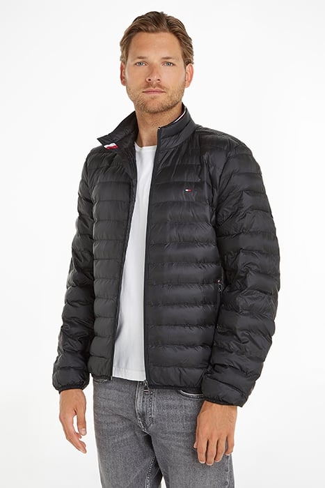 CORE PACKABLE RECYCLED JACKET - SLIM FIT JACKET - BLACK 1