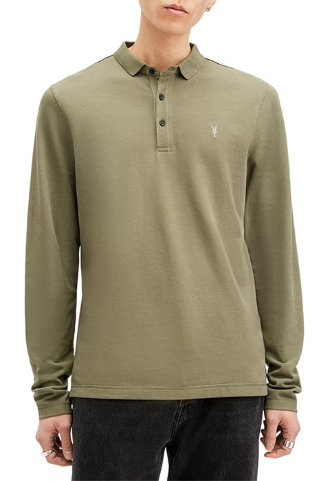 REFORM LS POLO FLEUR GREEN 1