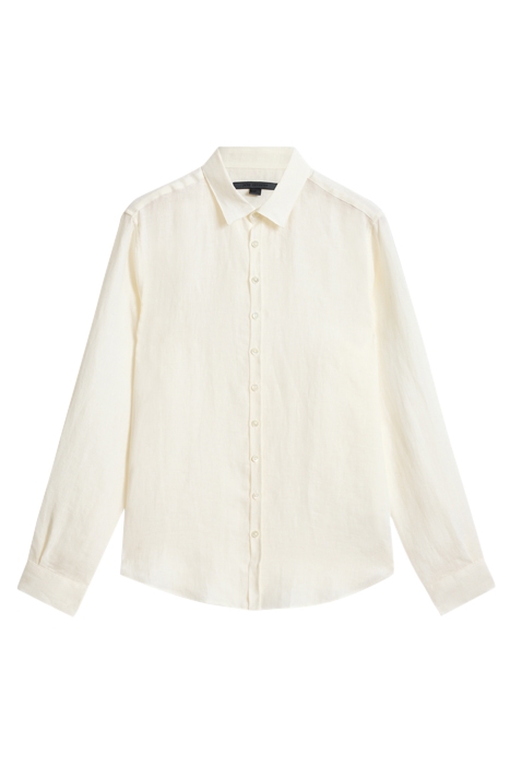 BUCKS MULTI BUTTON SLIM FIT SHIRT WHITE 2