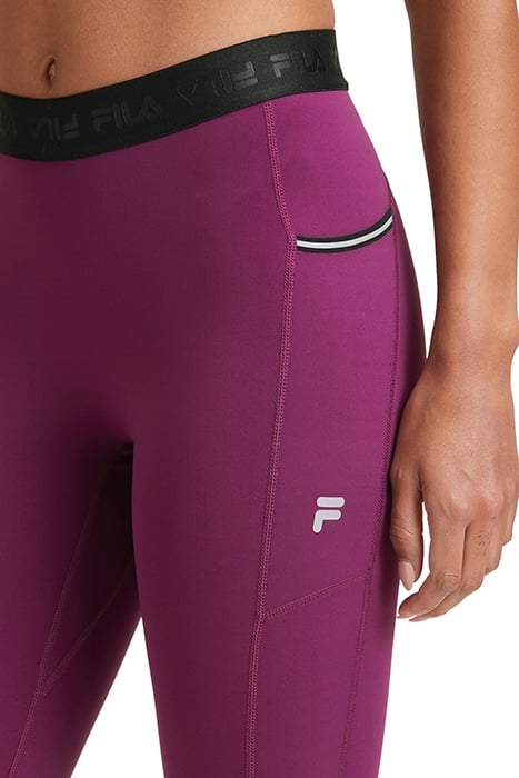 ROSES RUNNING TIGHTS PLUM CASPIA 7