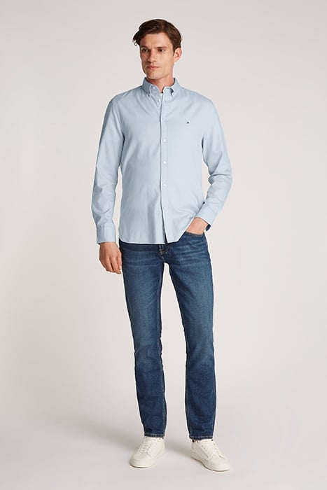 FLEX DOBBY SF SLIM FIT LONG SLEEVE SHIRT BLUE 3