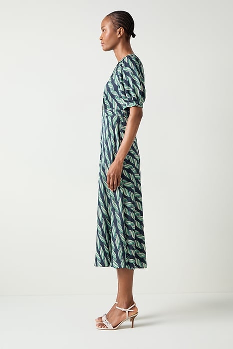 JEM RIBBON MIDI DRESS NAVY MULTICOLOR 4