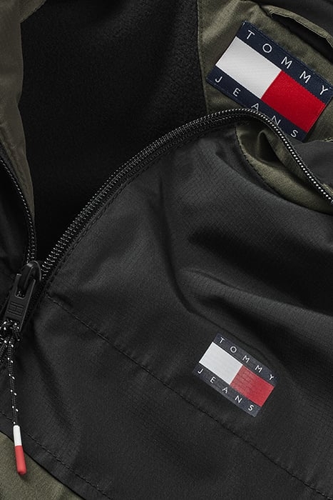 RELAXED FIT FLEECE LINED JACKET FATIGUE GREEN/BLACK 7