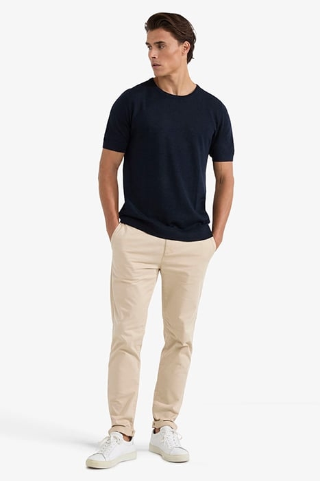 FINE MERINO T-SHIRT NAVY 2
