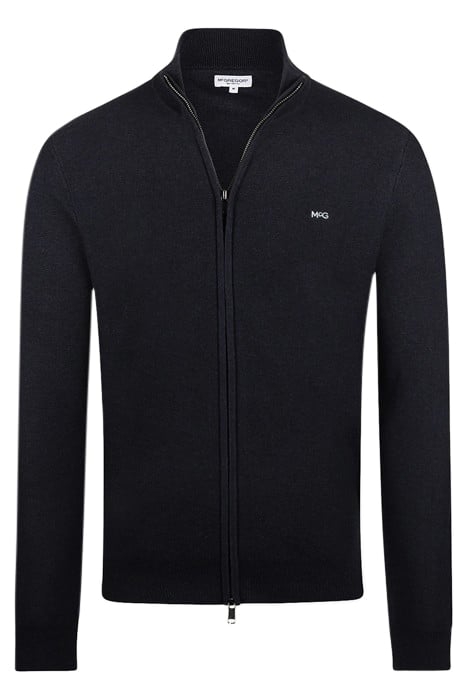 STRUCTURED ZIP THRU CARDIGAN NAVY 4