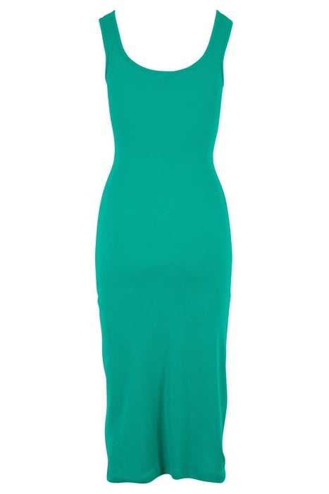 LADIES RIB TOP DRESS FERNGREEN 4