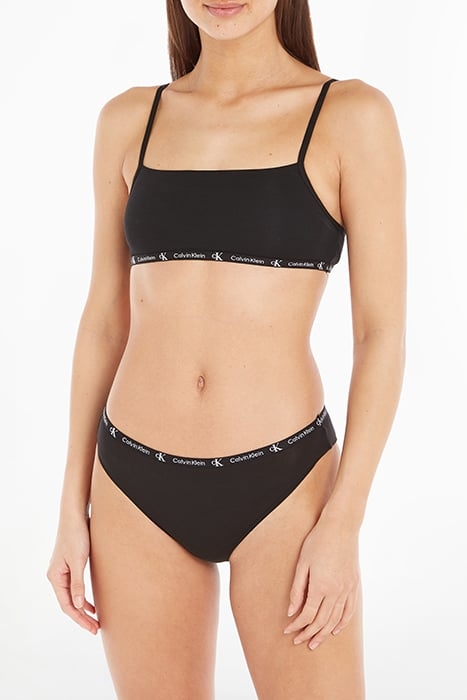 UNLINED BRALETTE 2PK BLACK/TIGER PRINT 2