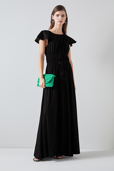 CARLA MIDI MAXI DRESS BLACK 3