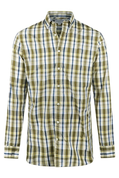 SUMMER CHECK SHIRT OLIVE 4