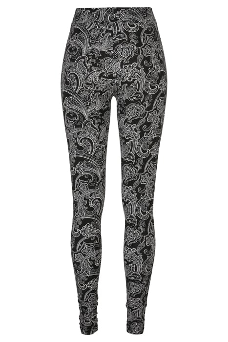 LADIES SOFT AOP LEGGINGS BLACKNEWPAISLEY 4