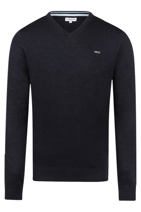 V-NECK SWEATER NAVY 4