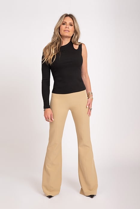 BARIKA RIB CUT OUT TOP BLACK 1