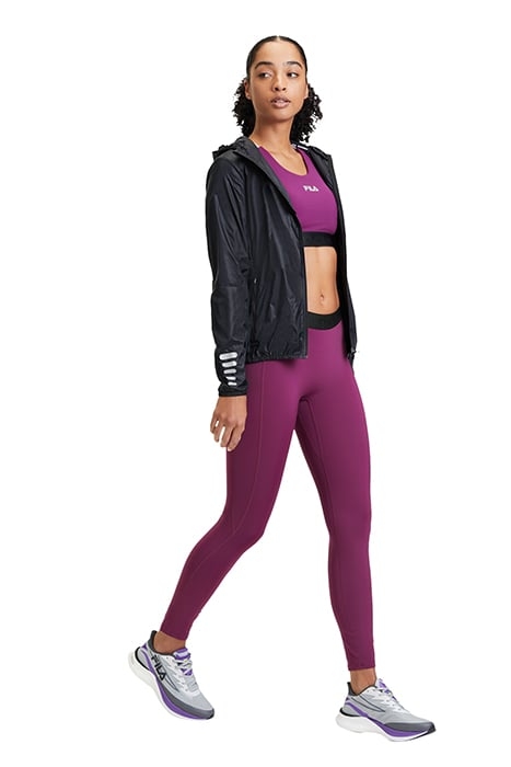 ROSES RUNNING TIGHTS PLUM CASPIA 3