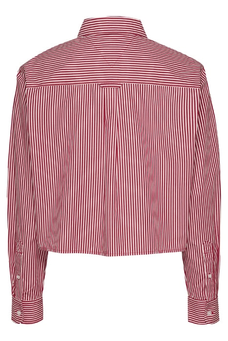 TJW CRP RELAXED FIT SHIRT RED/WHITE STRIPE 5