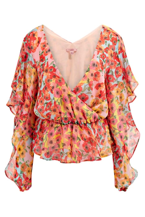 LS SASKIKA DRAPY TOP BOTANICAL SUNRAYS PR 4