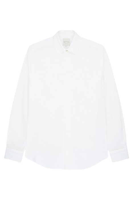 MENS S/C SLIM FIT SHIRT WHITE 1