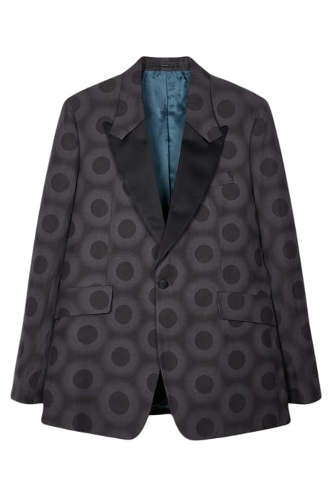 MENS 1 BUTTON JACKET BLACK 3