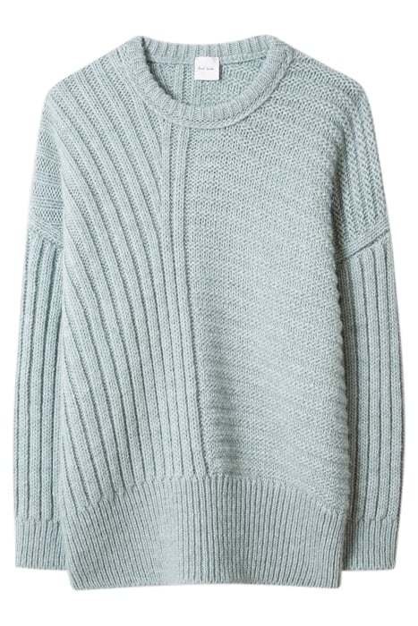 WOMENS KNITTED JUMPER GREYISH BLUE 4