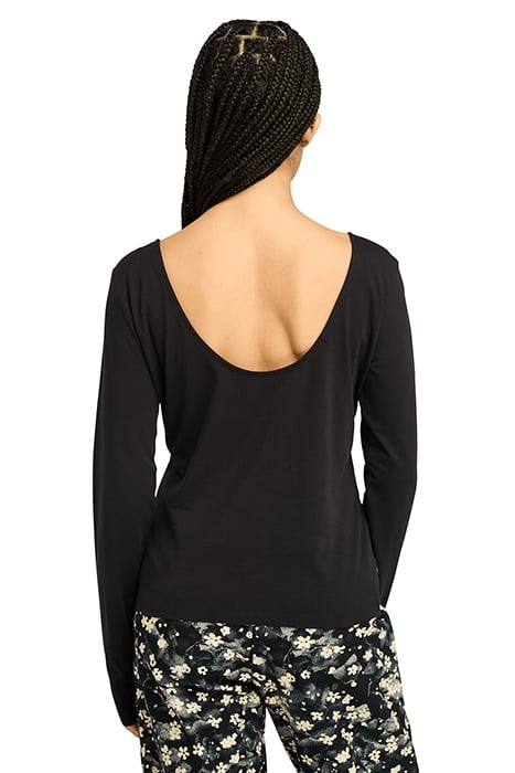 LONG-SLEEVE SLIM FIT TEE BLACK 2