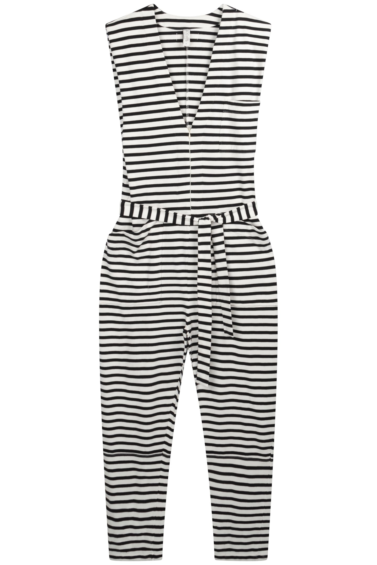PROUD JUMPSUIT STRIPES ECRU/BLACK 3