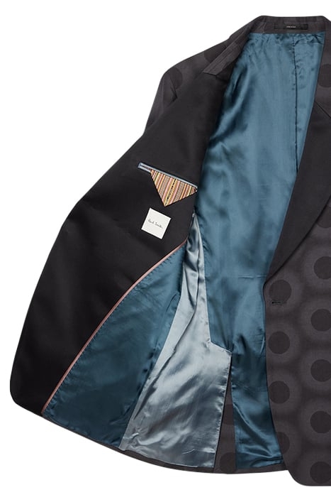 MENS 1 BUTTON JACKET BLACK 5