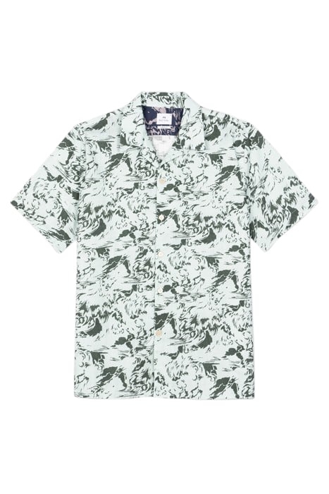 MENS SS CASUAL FIT SHIRT PEA GREEN 1