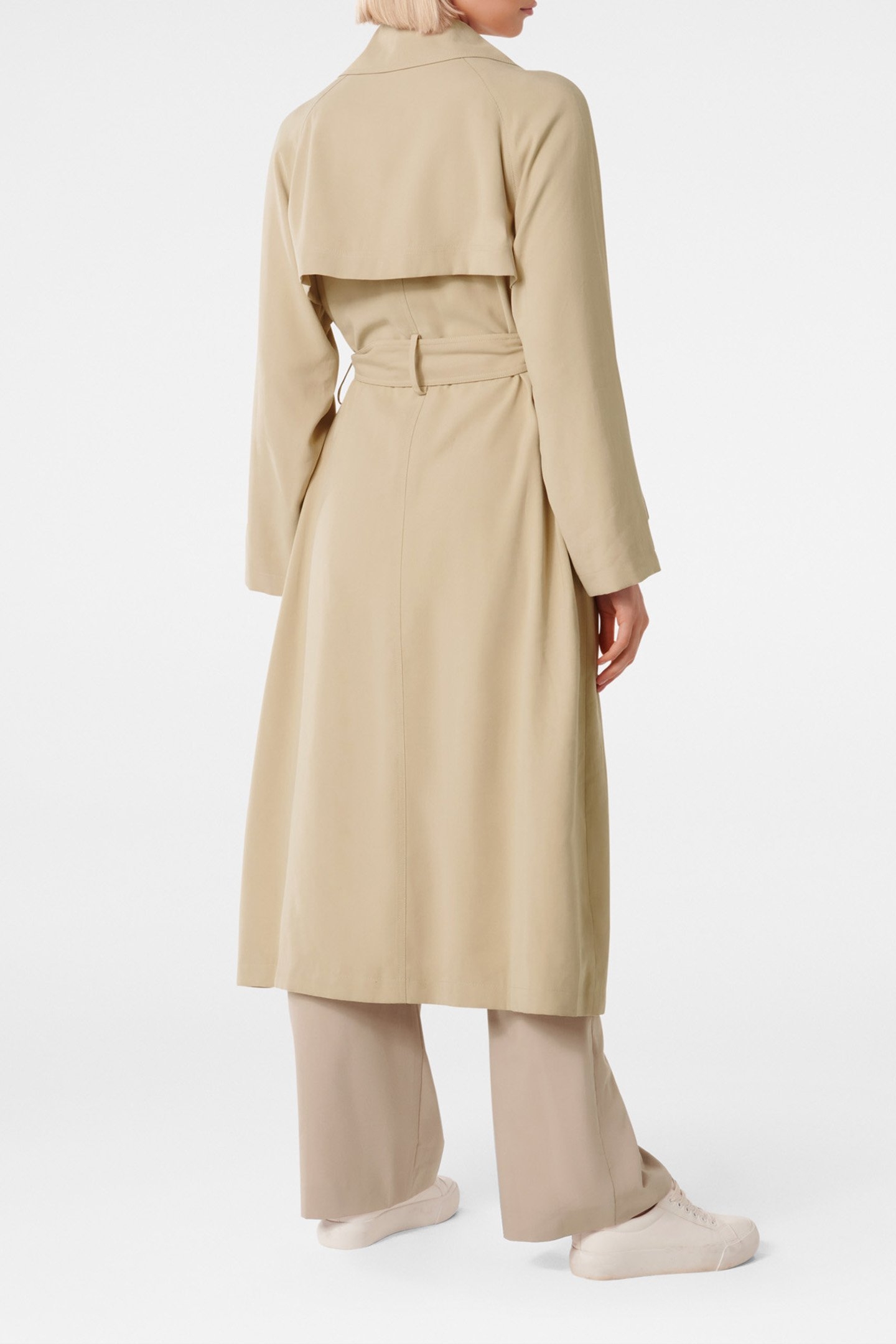 DARLAH SOFT TRENCH COAT STONE 2