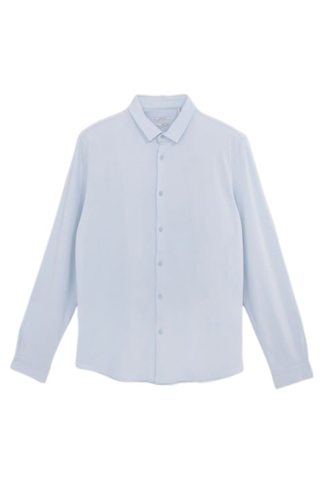 ABSOLUTE DRY SKY BLUE MESH REGULAR SHIRT 1