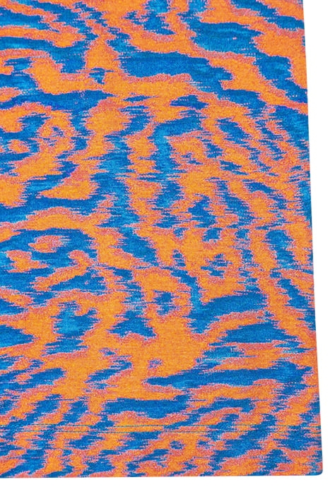 WOMENS PRINTED DRESS ORANGE 6