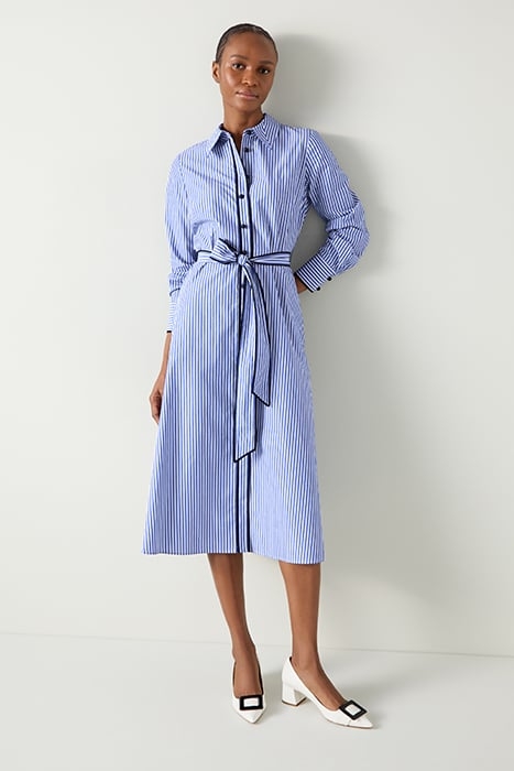 LUCAN SHIRT SHIRT DRESS BLUE/WHITE 1