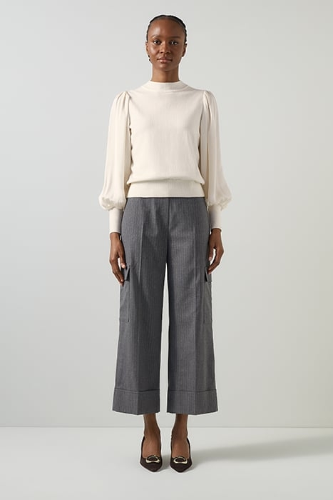 ERICA MIXED SWEATER IVORY 2