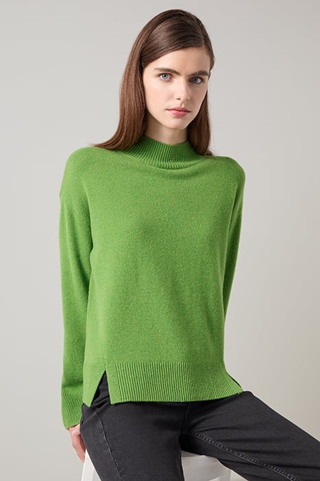 ZOE BOXY KNITTED SWEATER GREEN 4