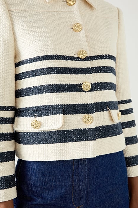 BELLMER TWEED JACKET CREAM/NAVY 5