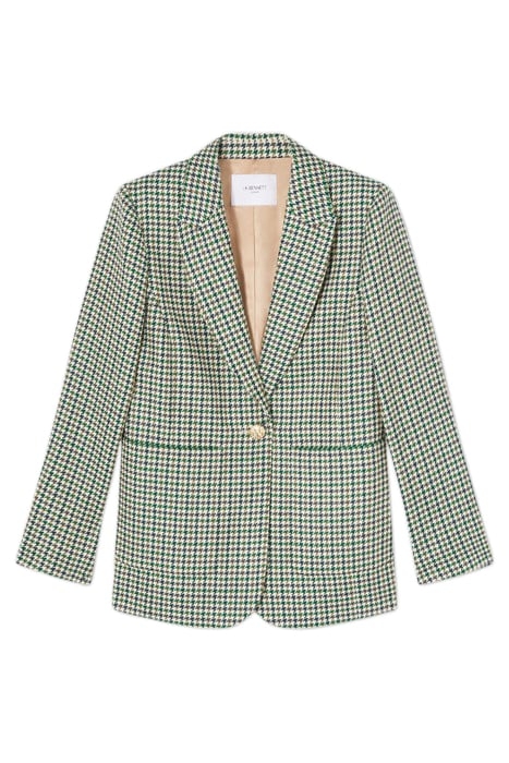 DAPHNE BLAZER BLAZER GREEN/CREAM 4