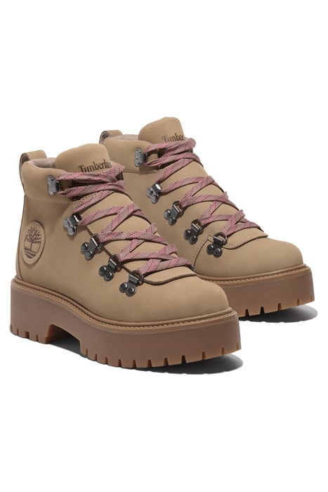 STONE STREET MID LACE UP BOOT MEDIUM BEIGE NUBUCK 2