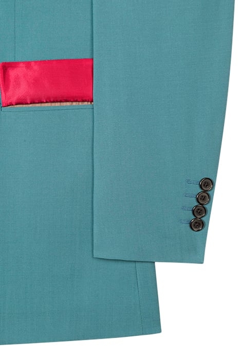 MENS 2 BUTTON JACKET MILITARY GREEN 6