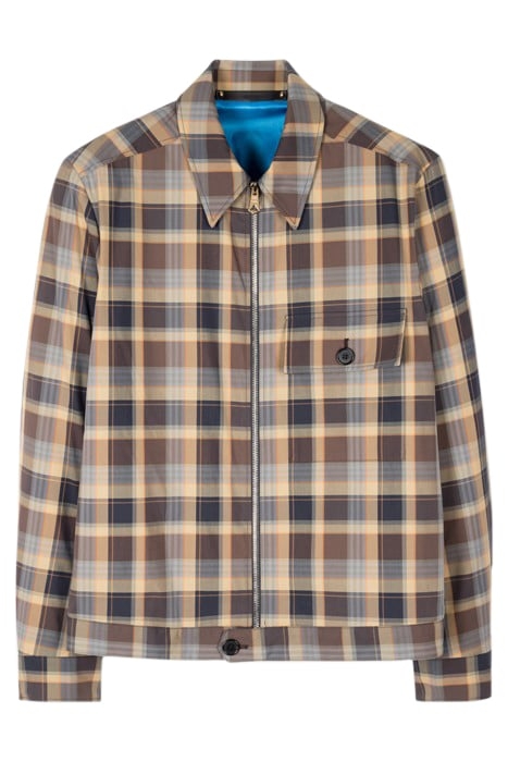 GENTS ZIP FRONT JACKET VERY DARK NAVY 4