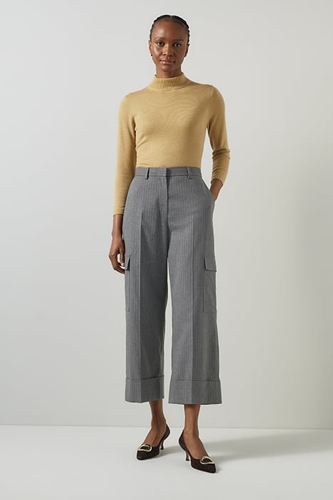 ROSALIND CARGO PANTS GREY 1
