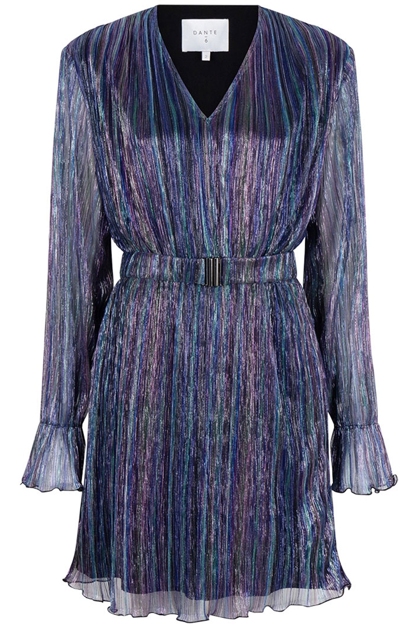 ELORA PLISSÉ MINI DRESS MULTICOLOUR 4