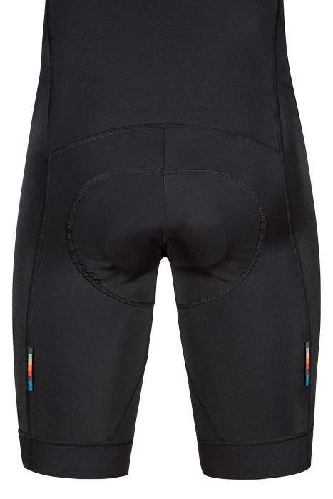 MENS CYCLE BIBSHORT ARTIST STRIPE BLACK 5